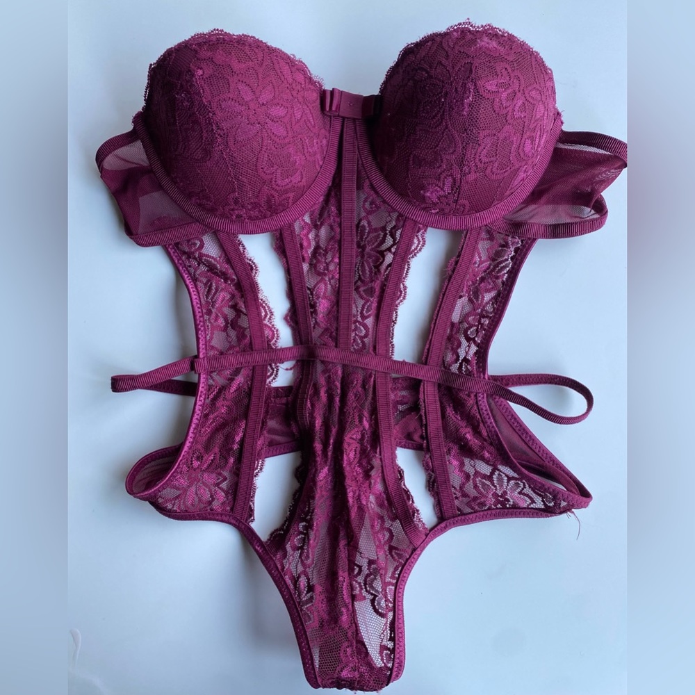 Body Rage strapless lingerie bodysuit